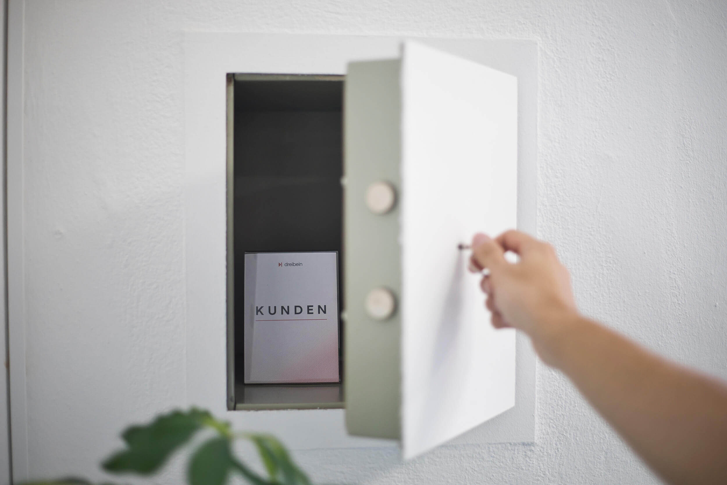 Sichern der Daten im Tresor