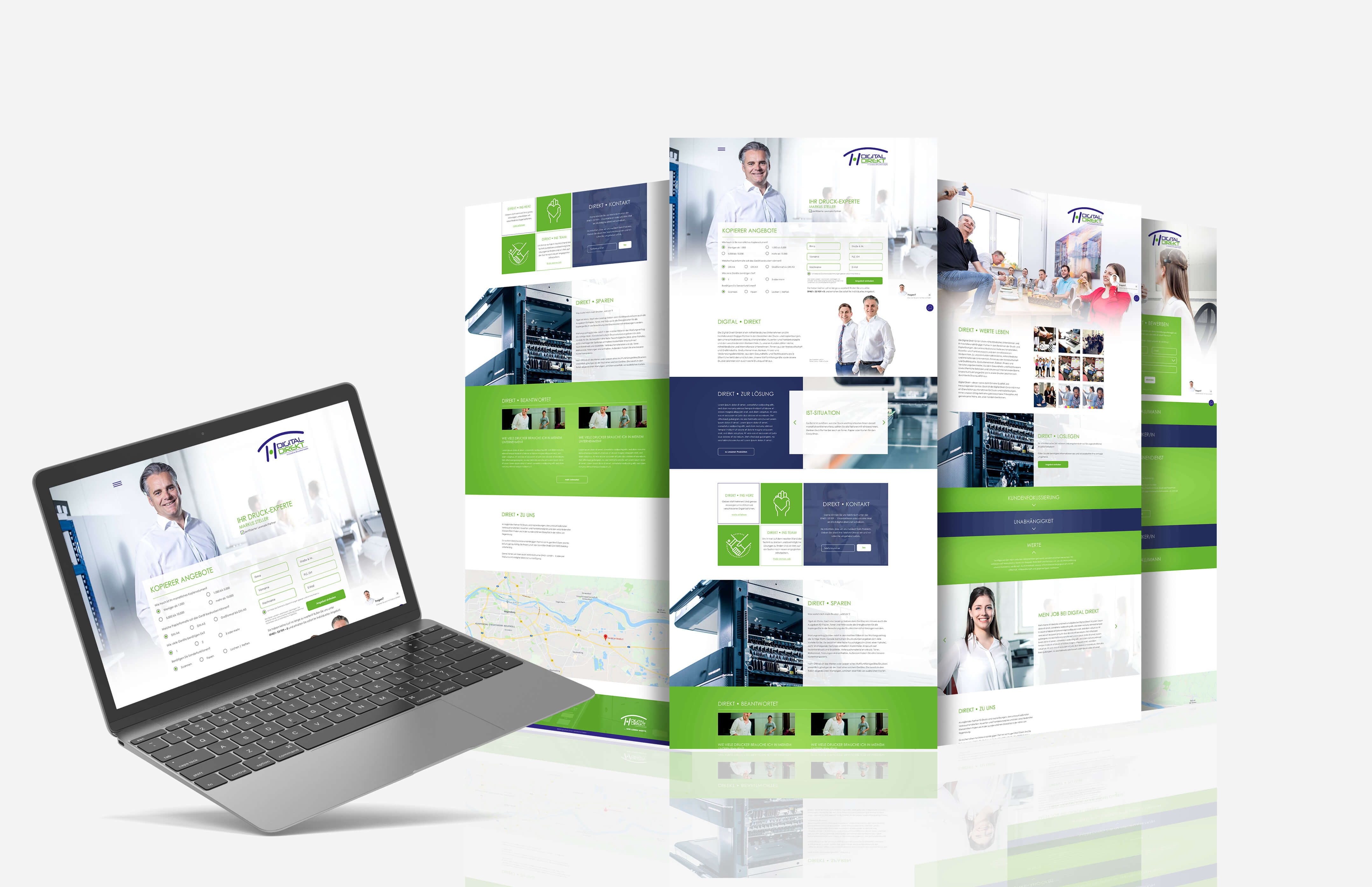 Stimmungsbild von Digital-Direkt-Website