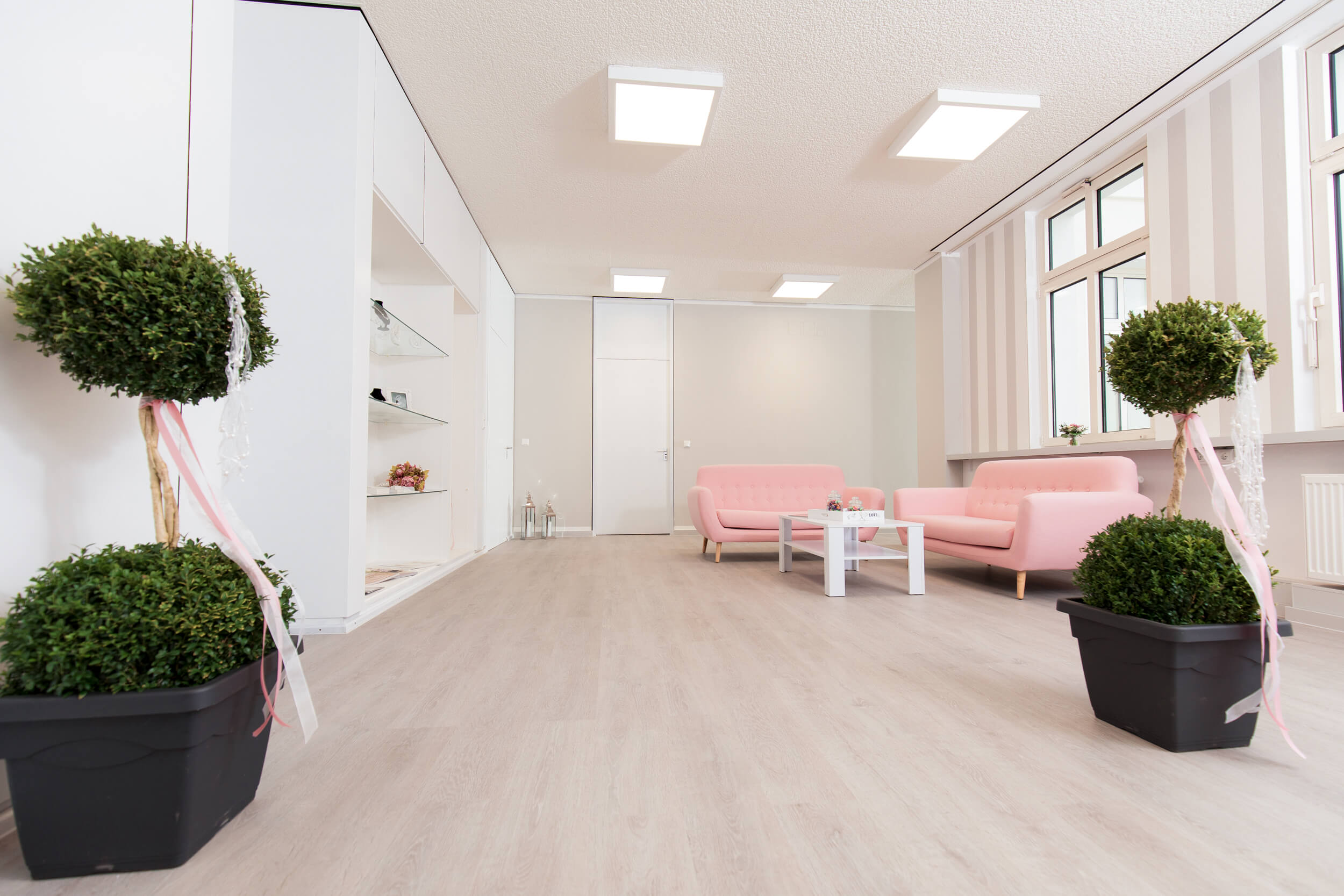 Die offenen Räume von dem Brautmode-Laden Brautmode Simone in Waldmünchen