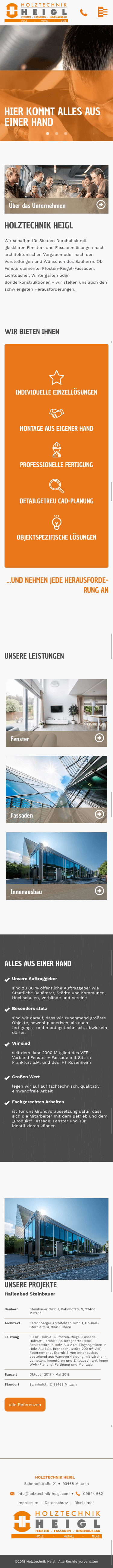 Mobile Ansicht der Website Tecorio.com (Mobile)