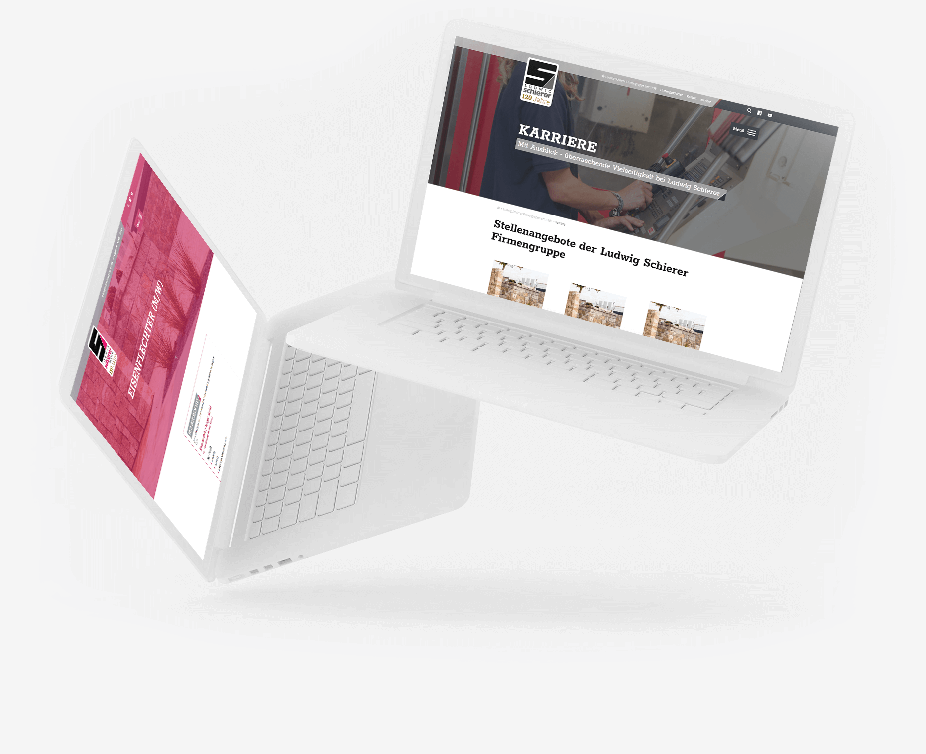 Ansicht der deltecgroup.com-Website in einem MacBook