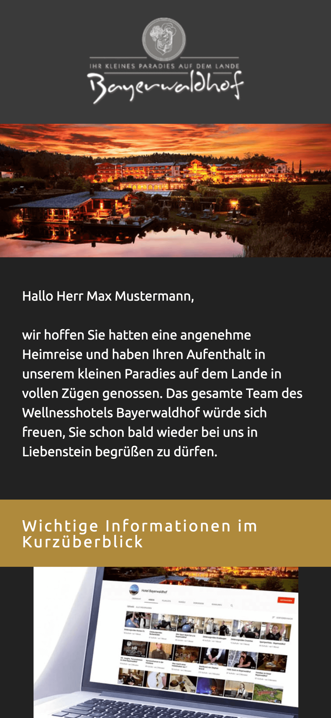 Post-Stay Mail (Mobile)